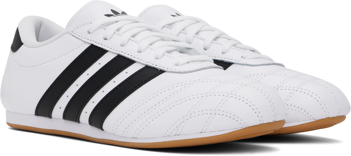 adidas Originals White & Black Taekwondo Lace Sneakers adidas Originals