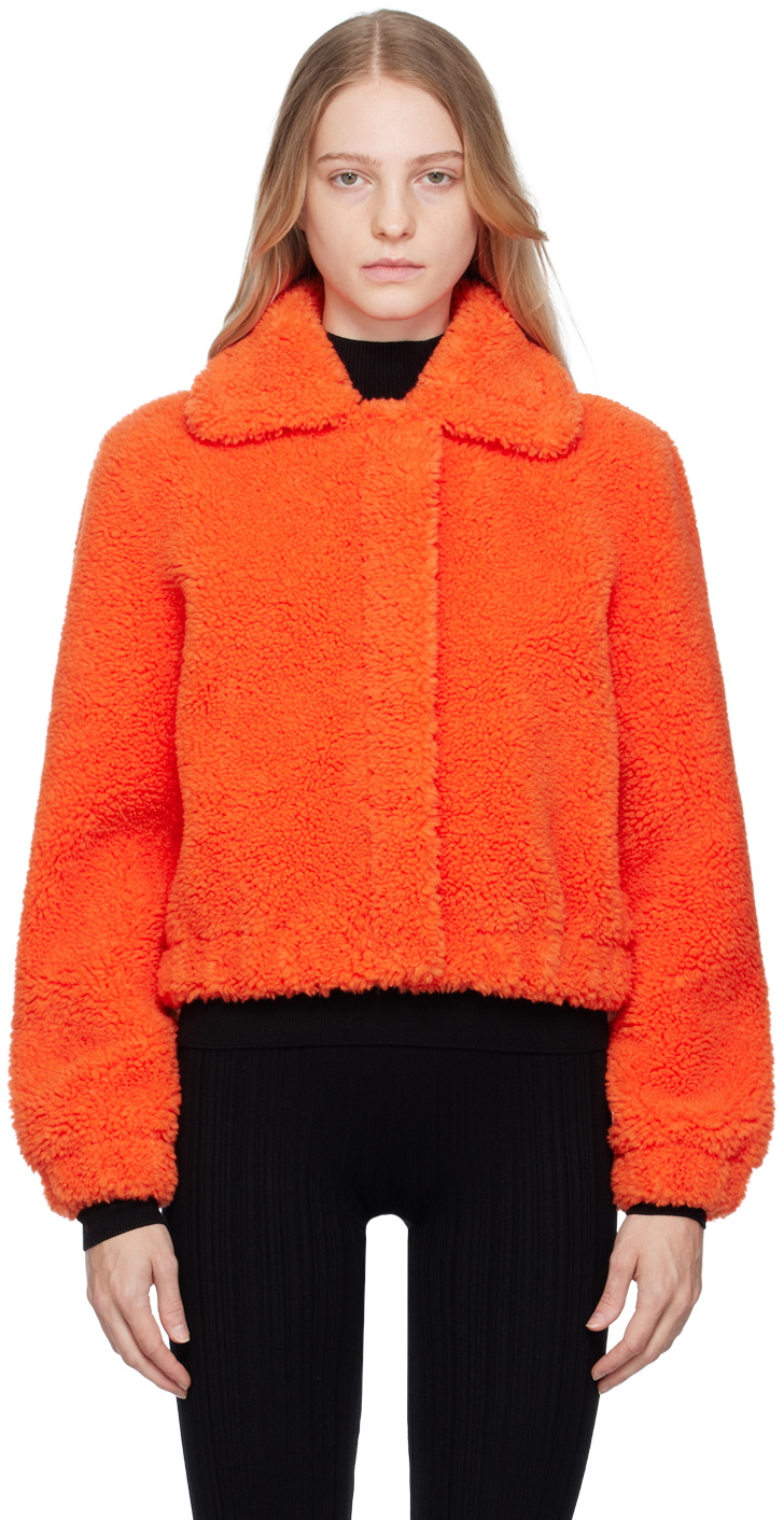 Moschino Jeans Orange Zip Jacket