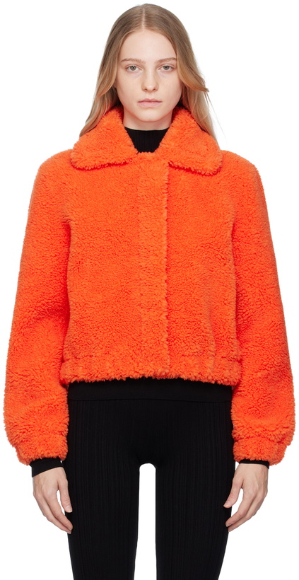 Photo: Moschino Jeans Orange Zip Jacket