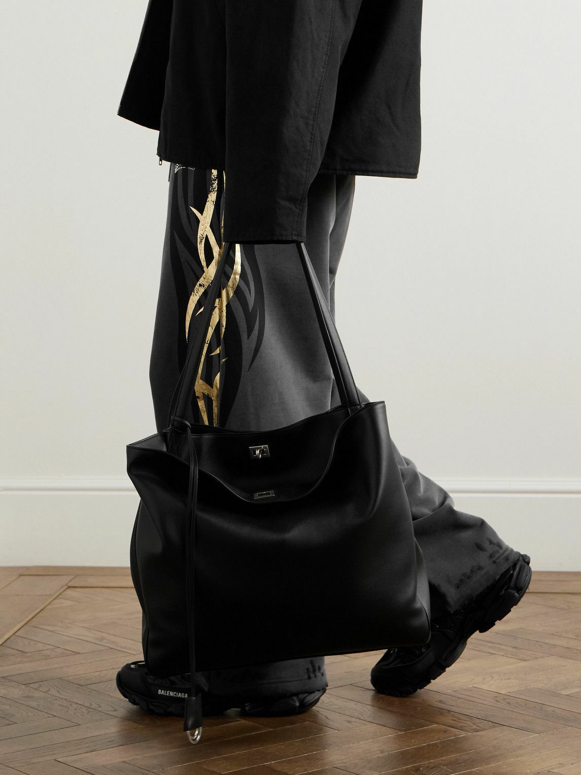 Balenciaga - Rodeo North-South Leather Tote Bag Balenciaga