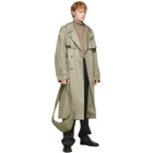 Lemaire Grey Technical Trench Coat