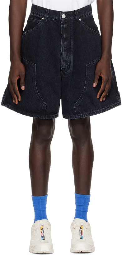 Photo: B1ARCHIVE Black Carpenter Denim Shorts