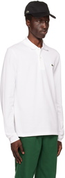 Lacoste White Classic Polo