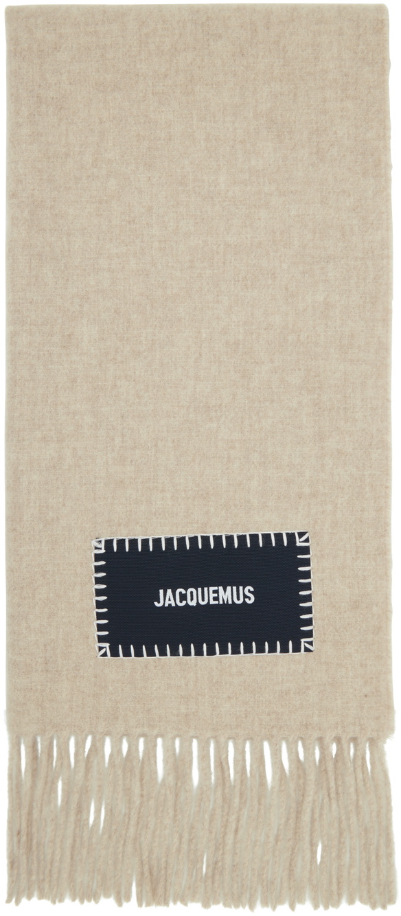 Jacquemus Beige Le Papier 'L'écharpe' Scarf Jacquemus