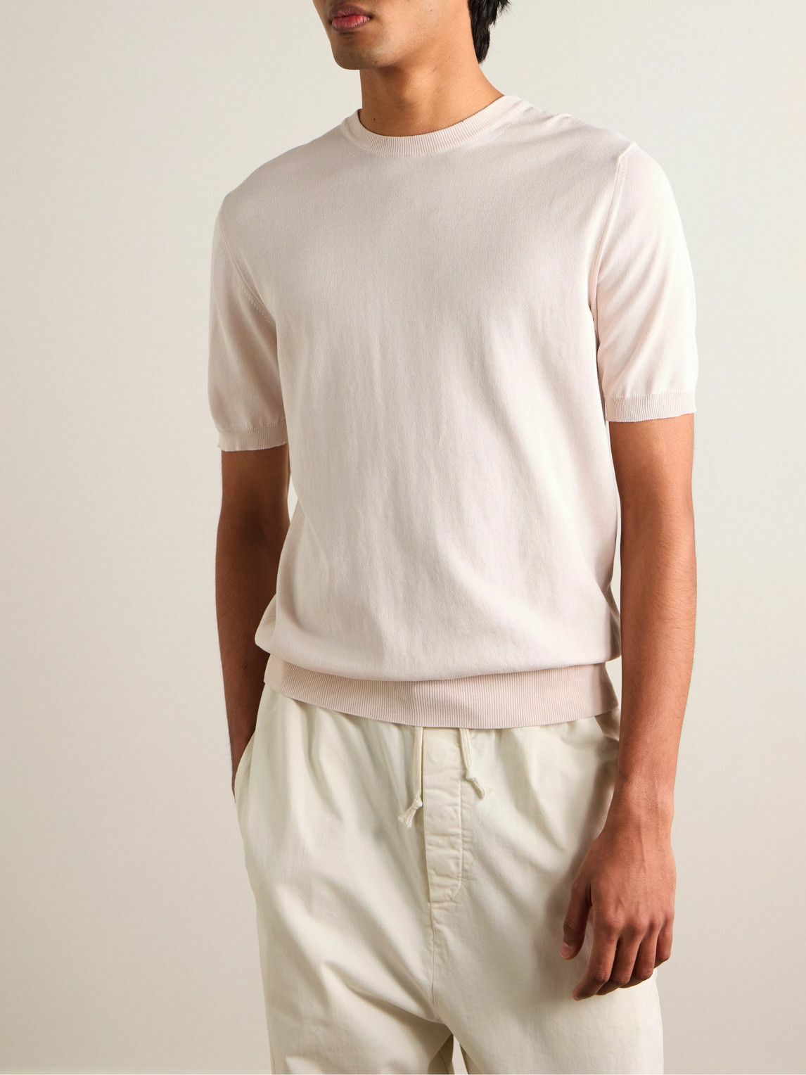 Boglioli - Garment-Dyed Cotton T-Shirt - Neutrals