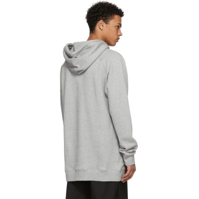 Acne Studios Bla Konst Grey Badge Hoodie