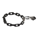 Alexander McQueen Black Divided Skull Bracelet