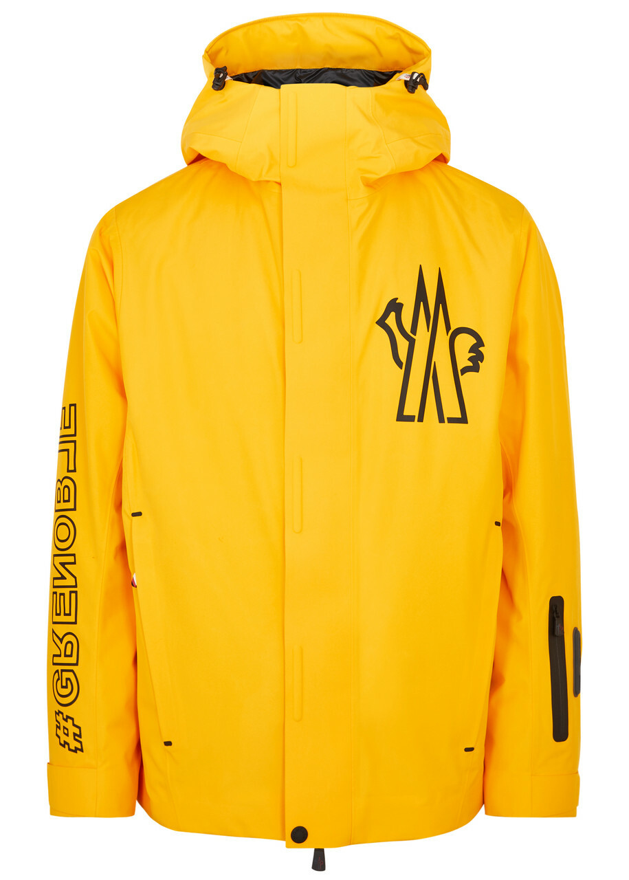Moncler Grenoble Moriond Shell ski Jacket Yellow Moncler Grenoble