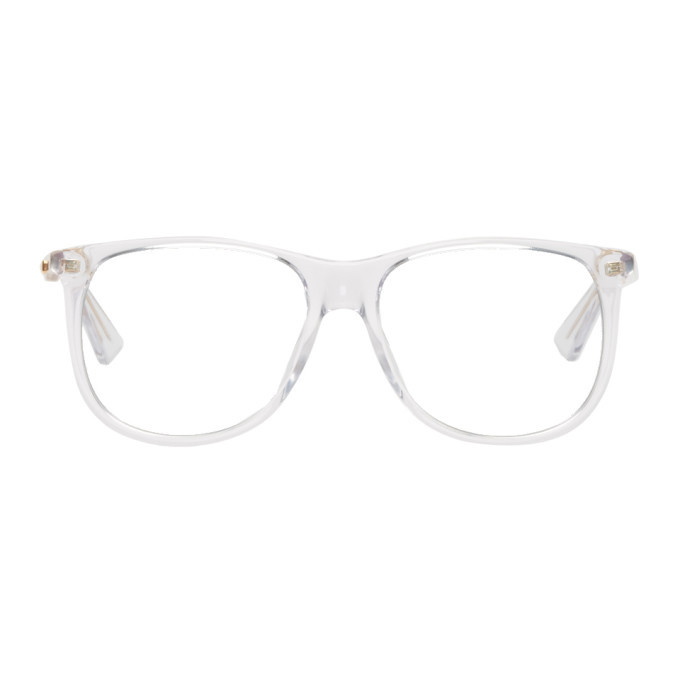 Photo: Gucci Transparent 80s Monocolor Glasses