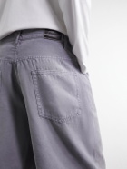 FRAME - Faded Cotton-Canvas Shorts - Blue