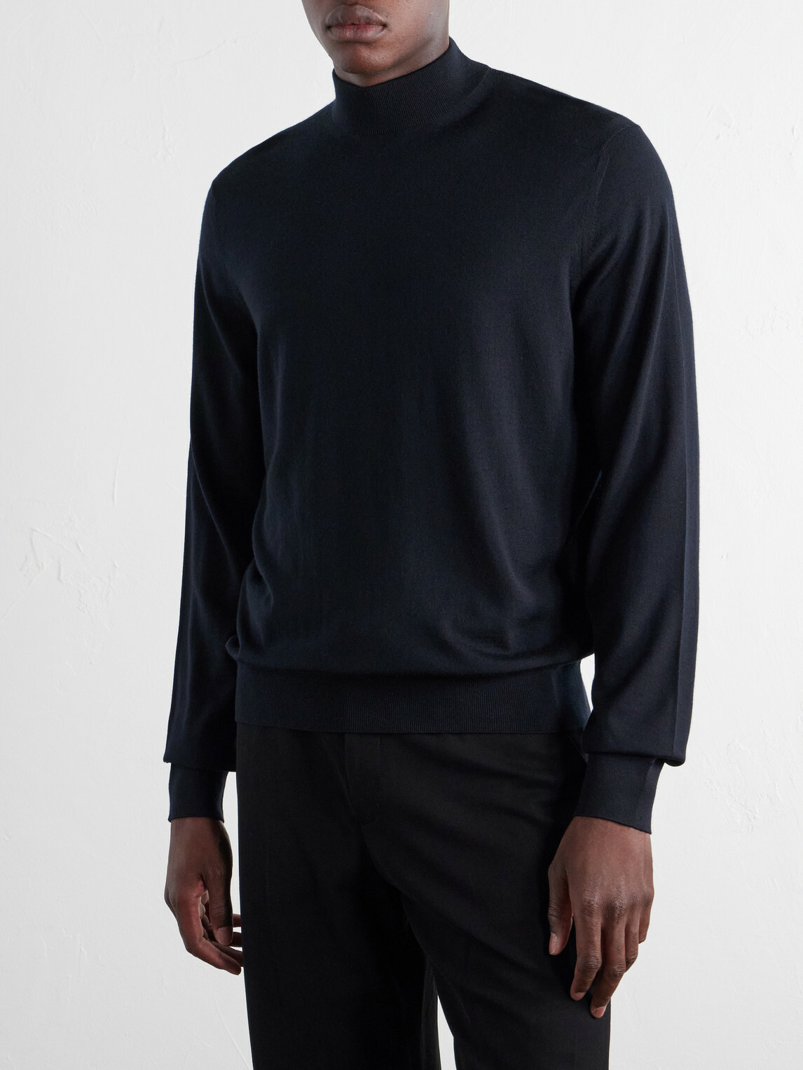 TOM FORD - Wool Rollneck Sweater - Black