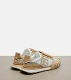 Dolce&Gabbana DG Athletic suede-trimmed sneakers