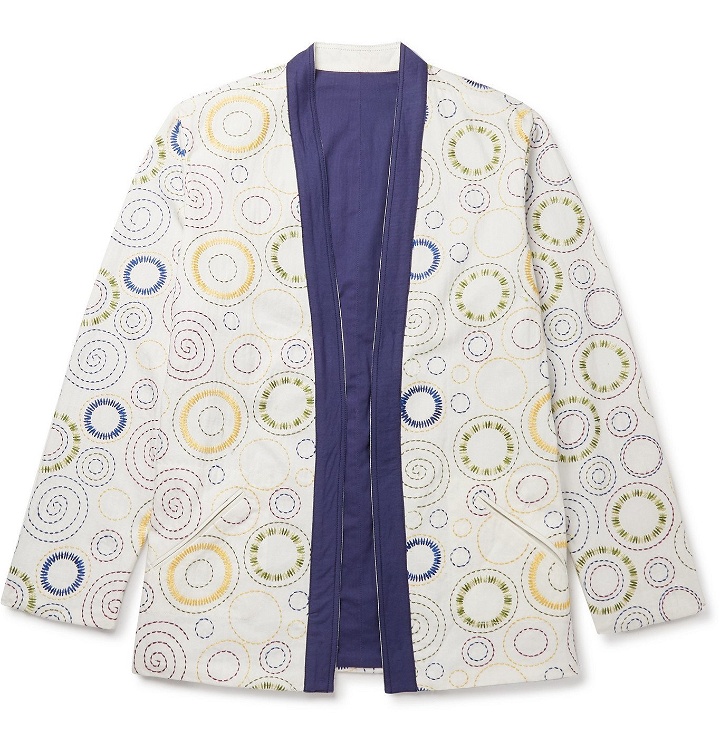 Photo: SMR Days - Reversible Embroidered Cotton Kimono Jacket - Multi