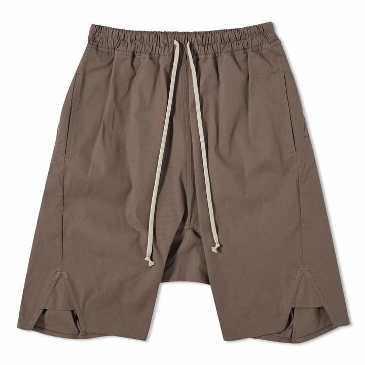 Photo: Rick Owens Men's Basket Swingers Shorts in Dust