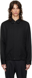 Comme des Garçons Homme Black Wool Bomber Jacket