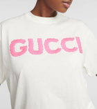 Gucci Logo embroidered cotton T-shirt