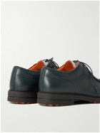 Mr P. - Golf Fringed Full-Grain Leather Shoes - Blue