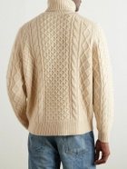 Nili Lotan - Cable-Knit Rollneck Sweater - Neutrals