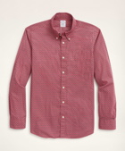 Brooks Brothers Men's Regent Regular-Fit Sport Shirt, Poplin Paisley | Red