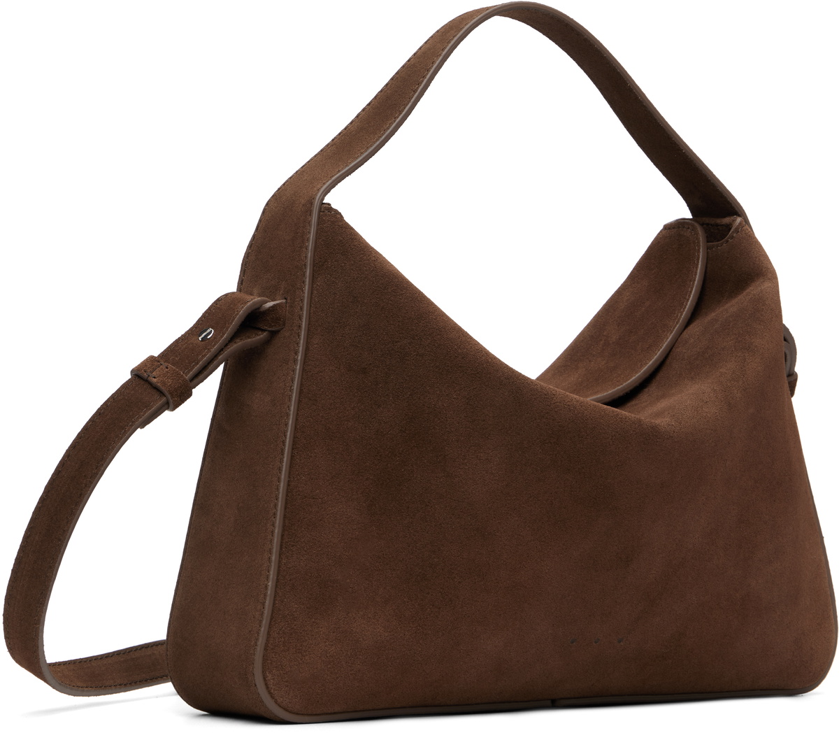 Aesther Ekme Brown Soft Baguette Crossbody Bag