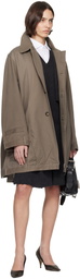 HODAKOVA Upside Down Chino Trench Coat