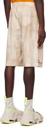 Balmain Beige Cargo Pocket Shorts