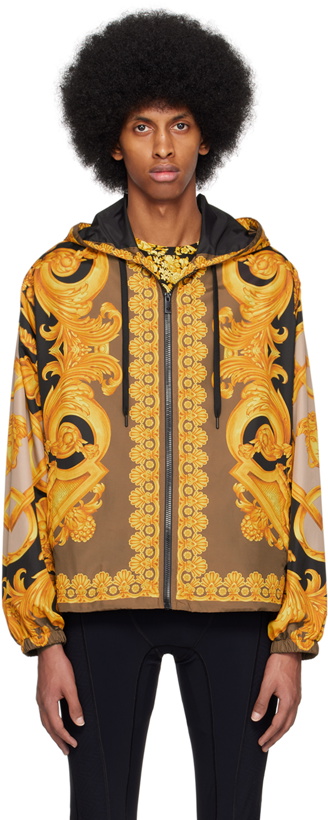 Photo: Versace Brown & Yellow Barocco 660 Jacket