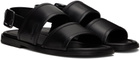 Coach 1941 Black Julian Two Strap Sandals