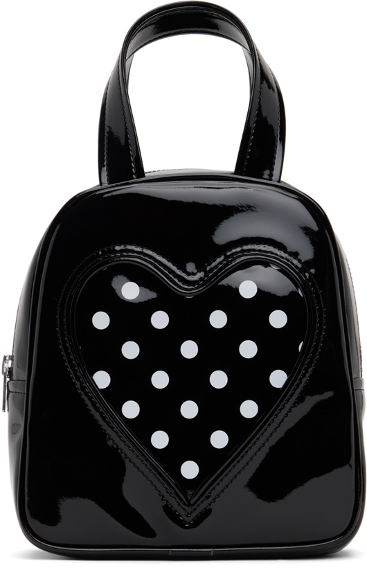 Photo: Comme des Garçons Girl Black Synthetic Patent Leather Bag