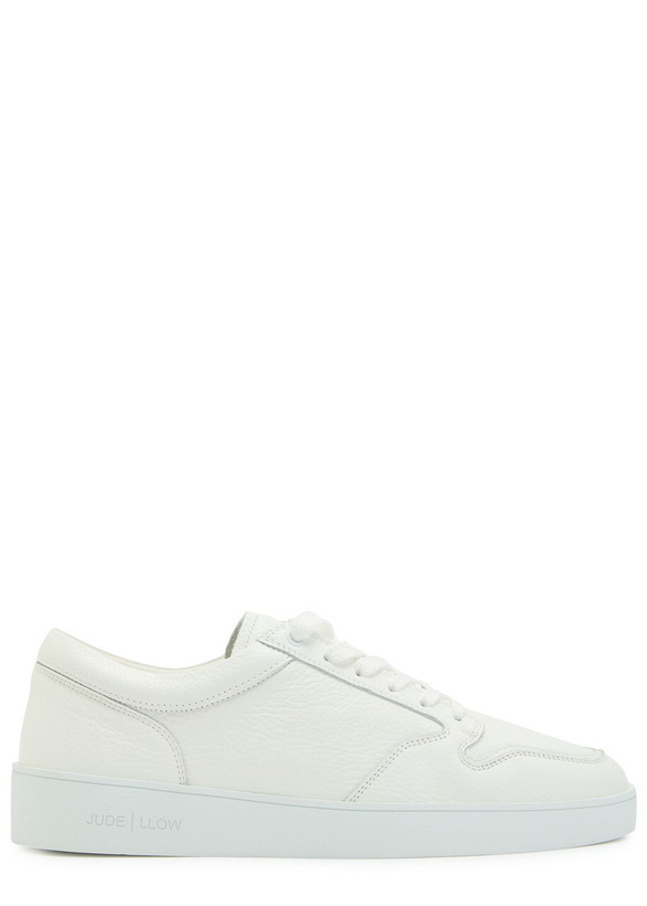 Photo: Jude Llow Telier Panelled Grained Leather Sneakers White
