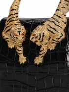 ROBERTO CAVALLI Small Roar Croc Embossed Bag