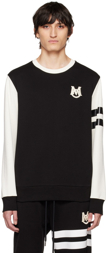 Photo: Moncler Black & White Monogram Sweatshirt