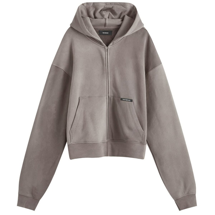 Photo: Nahmias Men's Classic Zip-Up Hoodie in Vintage Bark