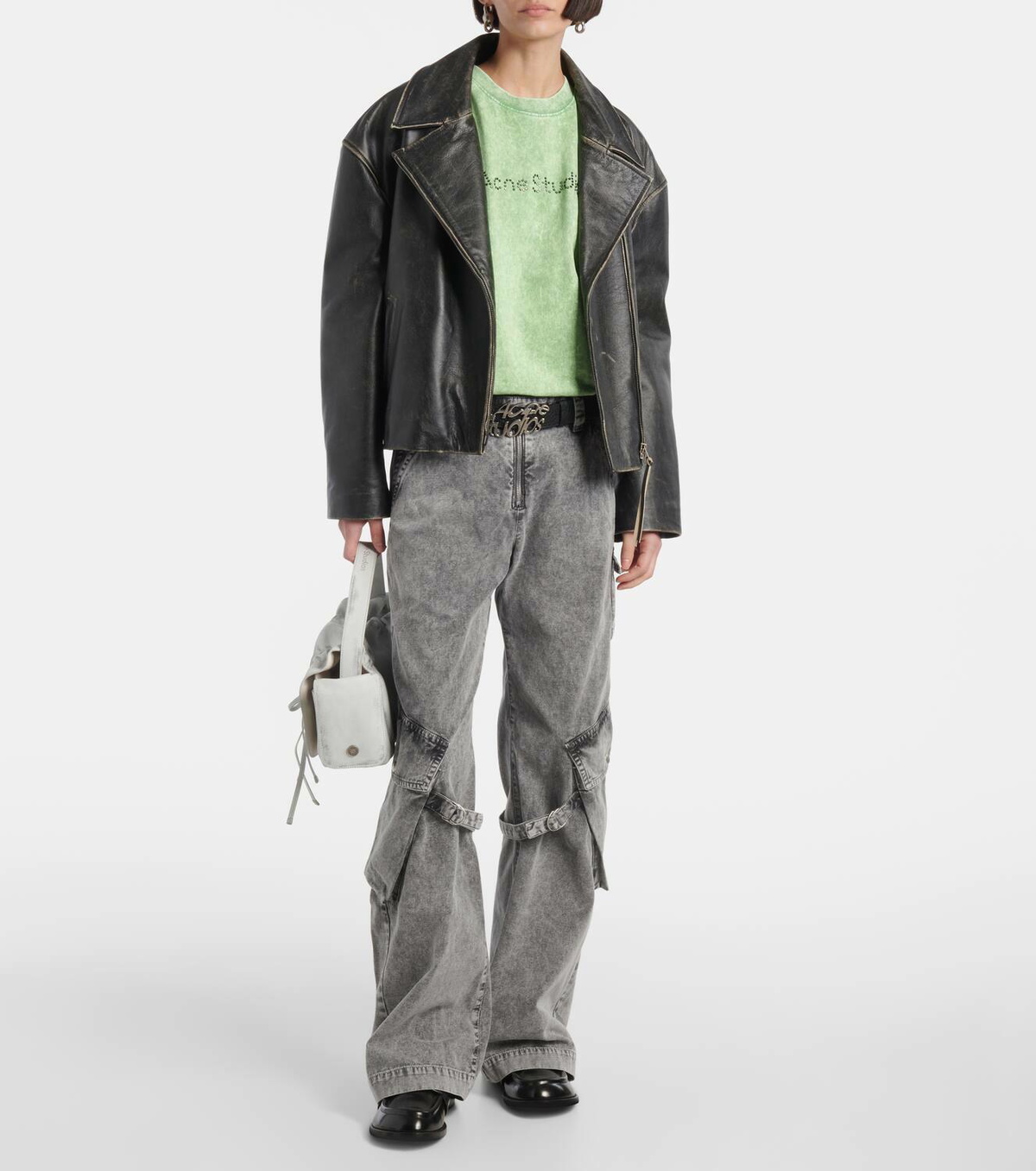 Acne Studios Mid-rise cotton canvas cargo pants