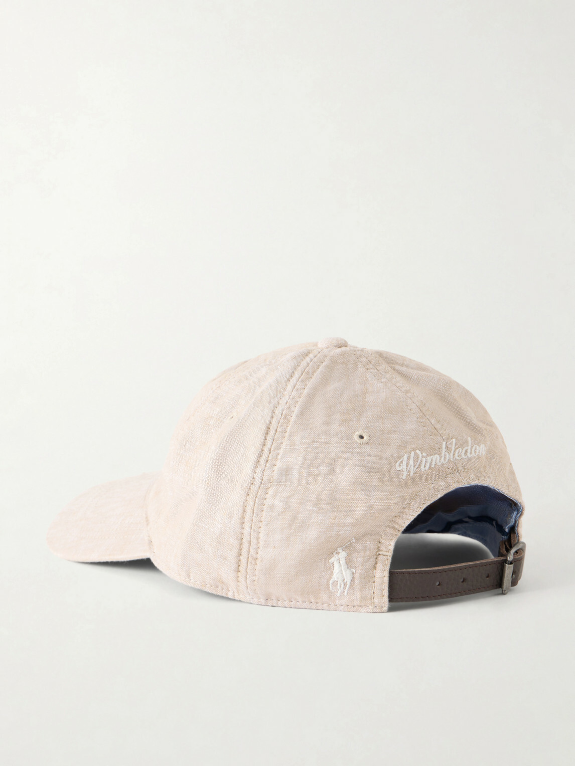 Polo Ralph Lauren - Wimbledon Logo-Embroidered Linen Baseball Cap