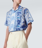 Etro Floral cotton bowling shirt