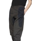 Bottega Veneta Grey and Navy Moto Trousers