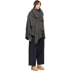 Fumito Ganryu Grey Blanket Jacket