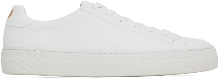 Photo: Fred Perry White Leather Sneakers