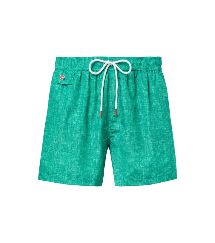 Photo: Kiton Logo swim trunks