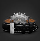 Breitling - Navitimer 1 B01 Chronometer 43mm Stainless Steel and Alligator Watch - Men - Blue