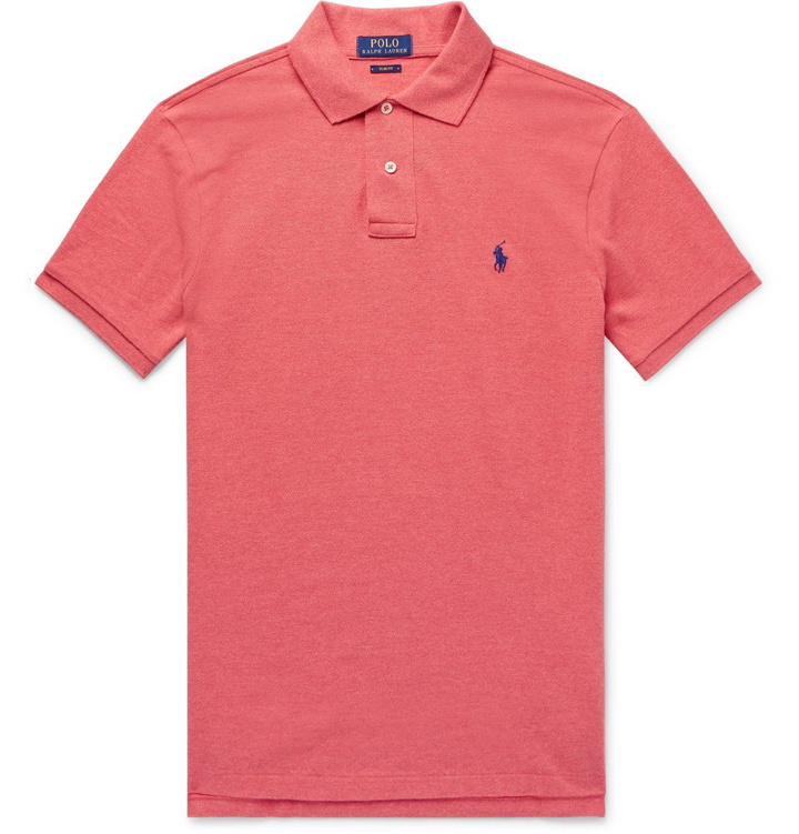 Photo: Polo Ralph Lauren - Cotton-Piqué Polo Shirt - Men - Pink