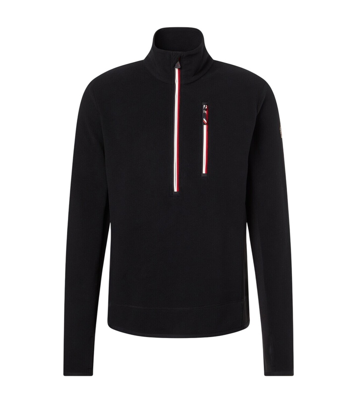 Photo: Moncler Grenoble Technical fleece half-zip ski top