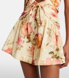 Zimmermann Mahon floral cotton romper