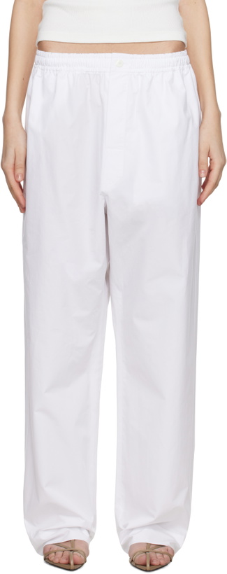 Photo: Carven White Pyjama Trousers