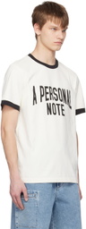 A PERSONAL NOTE 73 Off-White Printed T-Shirt