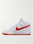 Nike - Dunk Hi Retro High-Top Leather Sneakers - White