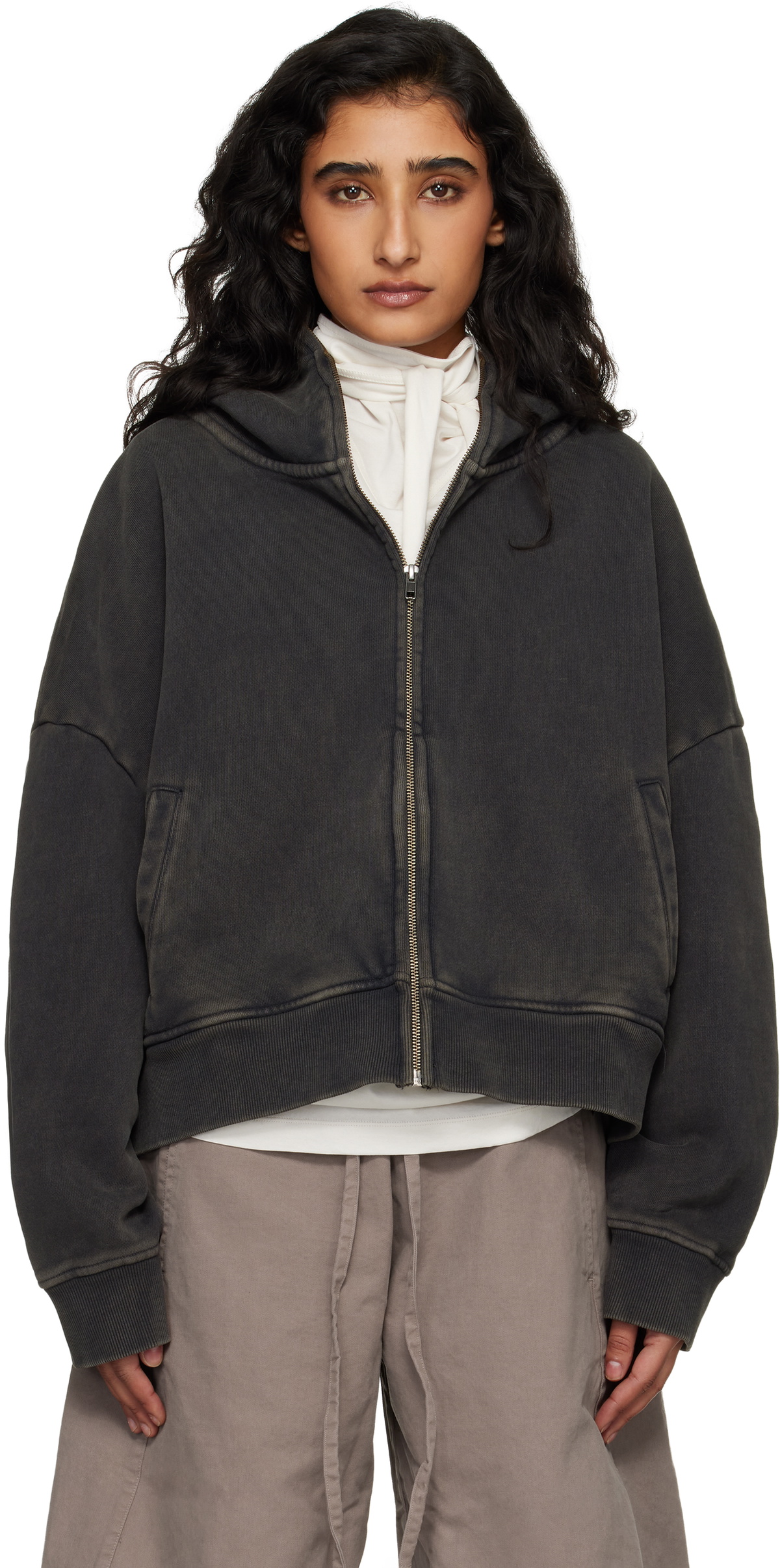 Entire Studios Black Eternal Zip Hoodie Entire Studios