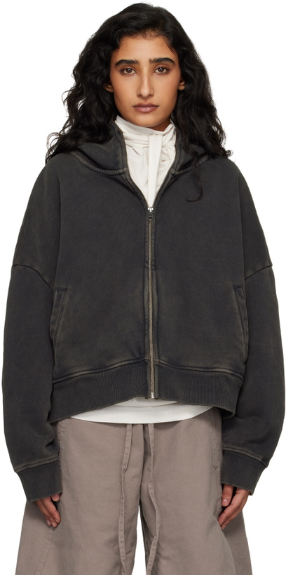 Photo: Entire Studios Black Eternal Zip Hoodie
