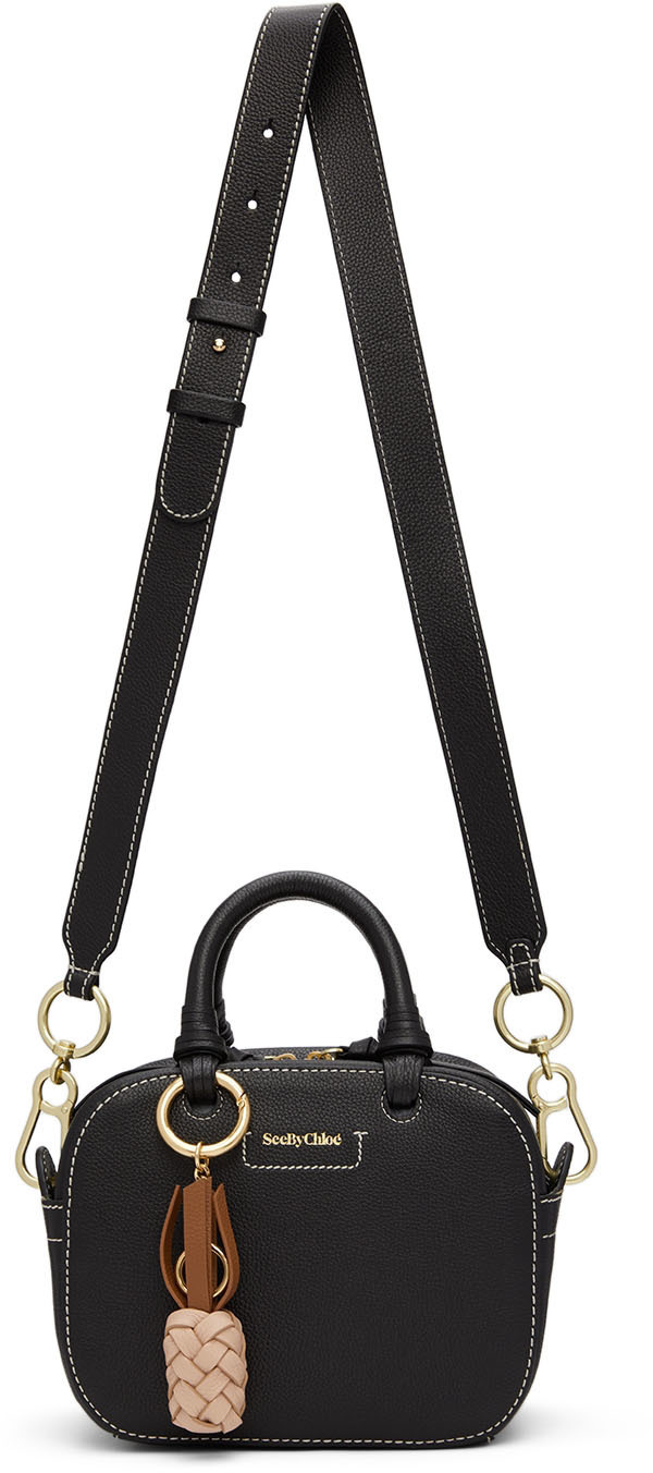 See by Chloé Black Small Cecilya Bowling Bag